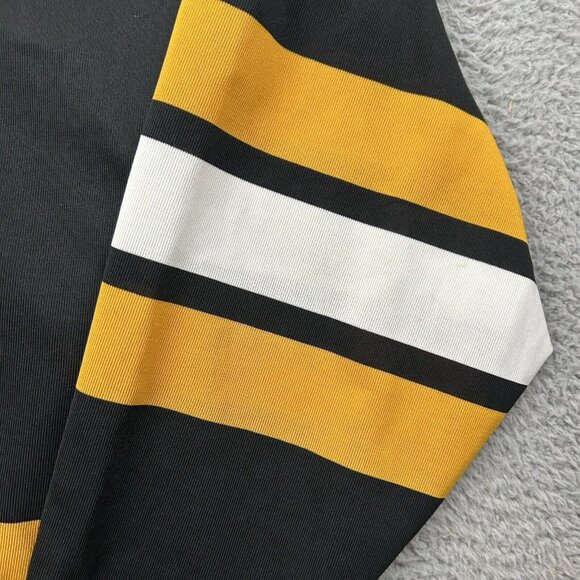 Maska Superfil Pepsi Cola Jersey Black Yellow Made In Canada VTG - Picture 5 of 10